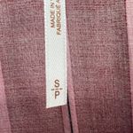 Free People  Mackenzie Shirt Womens S Red Pink Striped Sleeveless Wrap Button Top Photo 10