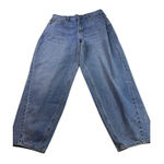Old Navy  Womens Jeans Size 12 Extra High Rise Balloon‎ Leg Denim Blue Photo 0