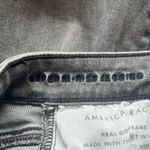 American Eagle Gray Next Level Stretch Super High Rise Jean Jegging Size 4 Short Photo 3