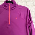 Champion Double Dry Purple Fleece Lined 1/4 Zip Photo 1