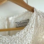 Riccimie Premiere Salon Ivory Cream Silk Dress Photo 5