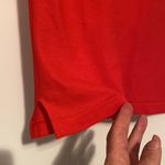 Lacoste Vintage  women’s logo red cotton polo, size 40 medium Photo 2