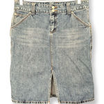 J.Crew Vintage  Front Slit Denim Y2K Midi Skirt Photo 0