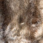 Vintage 70s Tocci England Faux Fur Suede Belted Coat Burgundy Lined Elegant Boho Brown Size M Photo 13