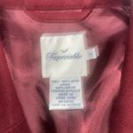 Façonnable Women’s Faconnable 100% Wool Maroon Coat Sz M Medium W Flaws Photo 6