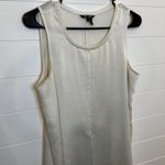 Nic + Zoe Women Cream Casual Dress M Slits Lightweight Lined White Size M Photo 1