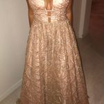 Jovani Rose Gold Prom Dress Photo 3