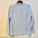 Apt. 9  Button Down Collared Long Sleeve Dress Top Blouse Light Blue Womens 2X Photo 1