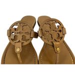 Tory Burch  Miller Signature Logo Thong Sandal Light Sand Slip Ons Women’s Size 8 Photo 6