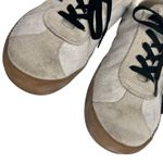 Vans Sport Low Sneakers Shoes Off White Beige Suede Lace Up Photo 3