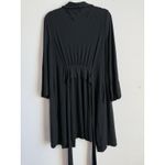 Soma Women's Cool Nights Short Robe Black Small/Medium Photo 7