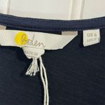 Boden Black Gold Embroidered Tank Top UK 6 US 2 Cottagecore Ruched Straps NWT Photo 5