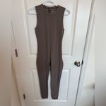 TNA Aritzia TnaBUTTER™ Muscle Jumpsuit Small Tan Photo 2