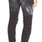 Alo Yoga  Goddess Ribbed‎ Leggings Black Marble Print Athleisure Size XS Photo 1