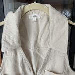 Entro  mini dress zip up collar western beige sand denim halter UO vneck western Photo 3