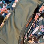 Sea Angel  Sage Green FLORAL Plunge‎ Neck Cross Back SWIMSUIT Medium 8 Photo 4