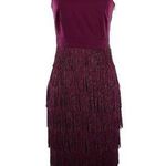 Lavish Lice Lavish Alice One Shoulder Fringe Cocktail Dress size 4 Photo 0