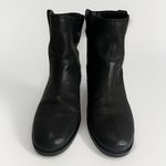 Arturo Chiang ‎ Womens Black Leather Chelsea Pull On Boots Size 7M Photo 1