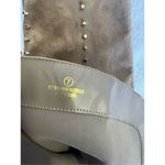 Venus New Faux Suede Studded Over the knee Taupe Boots Photo 6