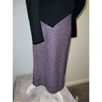 Brooks 346 Wool Silk Blend Purple MIDI Skirt 8 Photo 2