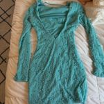 Oh Polly Boutique Aquamarine Blue Bead Dress Photo 3