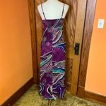 Feminine bright swirls summer maxi dress Purple Photo 7