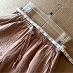 Wilfred  Free 100% Organic Cotton brown pull on wide leg Sail Pant size S Photo 4