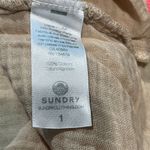 Sundry  Relaxed Fit Dune Racerback Tank, Size Small, Dune & Pink - NWT Photo 3