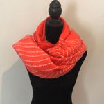 Old Navy  Orange and White oversized scarf Photo 6