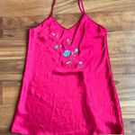 Red satin nightgown Size L Photo 0