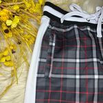 Screenshot plaid red/black/white joggers sz medium Red Photo 2