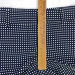 Ann Taylor Factory Signature Scalloped Hem Polka Dot Shorts Navy Blue White 4 Photo 9