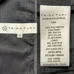 Trina Turk  Green Plaid Tweed Blazer Jacket Golden Eye 2 XS Photo 11