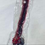 Paparazzi Colorful Calamity Red, Gunmetal and Silver Necklace Set Photo 3