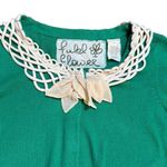 Anthropologie Field Flower Shamrock Green Cashmere/Cotton Blend Cardigan Sz S Photo 8