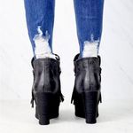 sbicca Vintage Collection - Zepp Wedge Fringe Ankle Bootie Photo 3