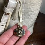 Brahmin MELBOURNE Elegant Cream Crocodile-Embossed Handbag Photo 5