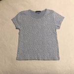 Brandy Melville  Floral Eyelet Tee Photo 0