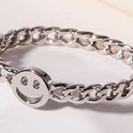 Smiley Face Ring Silver Photo 0