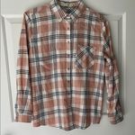 Miss Love Pink and White Button Down Shirt Photo 0