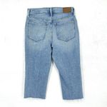 Madewell  Jeans Women Size 28P The Mom Jean Cropped Wide Leg Medium Wash Cotton Photo 5