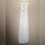Pink Lily  all begins with love white maxi dress size S Photo 2