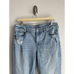 American Eagle American‎ Eagle Jeans Women's 12 90s Low Rise Skinny Kick Stretch Denim Raw Hem Photo 6
