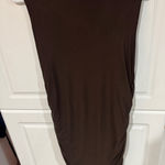 Boohoo  Brown Cinched Dress Photo 0