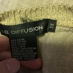 Vtg 80s earthy linen Ib Diffusion sweater Tan Size 2X Photo 1