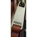 Fossil  Floral Wallet Brown Leather Accent‎ Snap Closure Photo 6