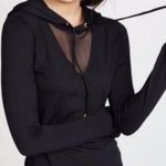 Alala  Flyweight Hoodie Tee in Black, small Photo 0