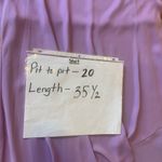 London Times  Dress 12 Lilac Purple Sleeveless Lined Asymmetrical top layer Photo 2