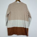 J.‎ Jill Size XL Neutral Colorblock Longline Cardigan Cozy Casual Office Classic Gray Photo 1