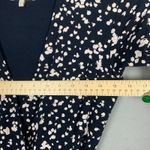 Hobbs Women’s Size 2 Navy White Floral Wrap Midi Dress Elegant Classic Core Blue Photo 6